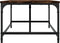 vidaXL - Salontafel - 100x50x35 - cm - bewerkt - hout - gerookt - eikenkleurig