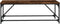 vidaXL - Salontafel - 100x50x35 - cm - bewerkt - hout - gerookt - eikenkleurig