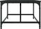 vidaXL - Salontafel - 100x50x35 - cm - bewerkt - hout - zwart