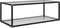 vidaXL - Salontafel - 100x50x35 - cm - gehard - glas - transparant