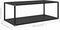 vidaXL - Salontafel - 100x50x35 - cm - gehard - glas - zwart