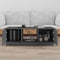 vidaXL - Salontafel - 100x50x35 - cm - massief - grenenhout - grijs