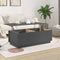 vidaXL - Salontafel - 100x50x35 - cm - massief - grenenhout - grijs