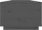 vidaXL - Salontafel - 100x50x35 - cm - massief - grenenhout - grijs
