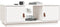vidaXL - Salontafel - 100x50x35 - cm - massief - grenenhout - wit