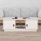 vidaXL - Salontafel - 100x50x35 - cm - massief - grenenhout - wit
