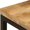 vidaXL - Salontafel - 100x50x35 - cm - massief - mangohout - en - staal