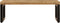 vidaXL - Salontafel - 100x50x35 - cm - massief - mangohout - en - staal