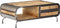 vidaXL - Salontafel - 100x50x35 - cm - massief - mangohout