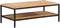 vidaXL - Salontafel - 100x50x35 - cm - massief - ruw - mangohout