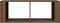 vidaXL - Salontafel - 100x50x36 - cm - bewerkt - hout - bruin - eikenkleur