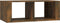 vidaXL - Salontafel - 100x50x36 - cm - bewerkt - hout - gerookt - eikenkleurig
