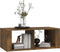 vidaXL - Salontafel - 100x50x36 - cm - bewerkt - hout - gerookt - eikenkleurig