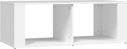 vidaXL - Salontafel - 100x50x36 - cm - bewerkt - hout - wit