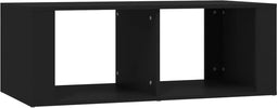 vidaXL - Salontafel - 100x50x36 - cm - bewerkt - hout - zwart