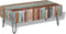 vidaXL - Salontafel - 100x50x38 - cm - massief - gerecycled - hout