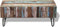 vidaXL - Salontafel - 100x50x38 - cm - massief - gerecycled - hout