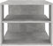 vidaXL - Salontafel - 100x50x40 - cm - bewerkt - hout - betongrijs
