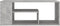 vidaXL - Salontafel - 100x50x40 - cm - bewerkt - hout - betongrijs