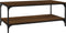 vidaXL - Salontafel - 100x50x40 - cm - bewerkt - hout - bruineiken