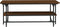vidaXL - Salontafel - 100x50x40 - cm - bewerkt - hout - bruineiken