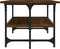 vidaXL - Salontafel - 100x50x40 - cm - bewerkt - hout - bruineiken