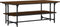 vidaXL - Salontafel - 100x50x40 - cm - bewerkt - hout - bruineiken