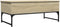 vidaXL - Salontafel - 100x50x40 - cm - bewerkt - hout - en - metaal - sonoma - eiken