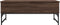 vidaXL - Salontafel - 100x50x40 - cm - bewerkt - hout - en - metaal - bruin - eikenkleur