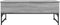 vidaXL - Salontafel - 100x50x40 - cm - bewerkt - hout - en - metaal - grijs - sonoma