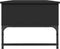 vidaXL - Salontafel - 100x50x40 - cm - bewerkt - hout - en - metaal - zwart