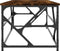 vidaXL - Salontafel - 100x50x40 - cm - bewerkt - hout - gerookt - eikenkleurig