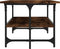vidaXL - Salontafel - 100x50x40 - cm - bewerkt - hout - gerookt - eikenkleurig