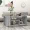 vidaXL - Salontafel - 100x50x40 - cm - bewerkt - hout - grijs - sonoma - eikenkleurig