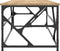 vidaXL - Salontafel - 100x50x40 - cm - bewerkt - hout - sonoma - eikenkleurig