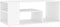 vidaXL - Salontafel - 100x50x40 - cm - bewerkt - hout - wit