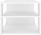 vidaXL - Salontafel - 100x50x40 - cm - bewerkt - hout - wit
