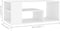 vidaXL - Salontafel - 100x50x40 - cm - bewerkt - hout - wit