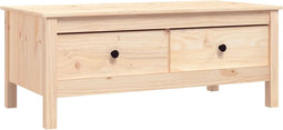 vidaXL - Salontafel - 100x50x40 - cm - massief - grenenhout