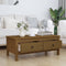vidaXL - Salontafel - 100x50x40 - cm - massief - grenenhout - honingbruin