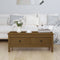vidaXL - Salontafel - 100x50x40 - cm - massief - grenenhout - honingbruin