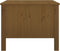 vidaXL - Salontafel - 100x50x40 - cm - massief - grenenhout - honingbruin