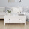 vidaXL - Salontafel - 100x50x40 - cm - massief - grenenhout - wit