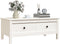 vidaXL - Salontafel - 100x50x40 - cm - massief - grenenhout - wit