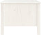 vidaXL - Salontafel - 100x50x40 - cm - massief - grenenhout - wit