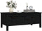 vidaXL - Salontafel - 100x50x40 - cm - massief - grenenhout - zwart