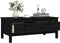 vidaXL - Salontafel - 100x50x40 - cm - massief - grenenhout - zwart