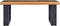 vidaXL - Salontafel - 100x50x40 - cm - massief - teakhout - en - polyresin