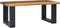 vidaXL - Salontafel - 100x50x40 - cm - massief - teakhout - en - polyresin
