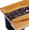 vidaXL - Salontafel - 100x50x40 - cm - massief - teakhout - en - polyresin